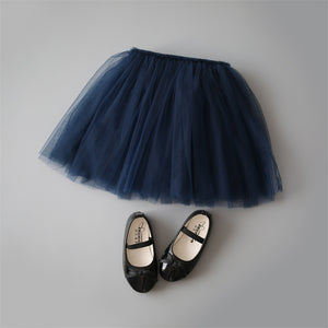 Princess Tulle Party Skirts - Navy