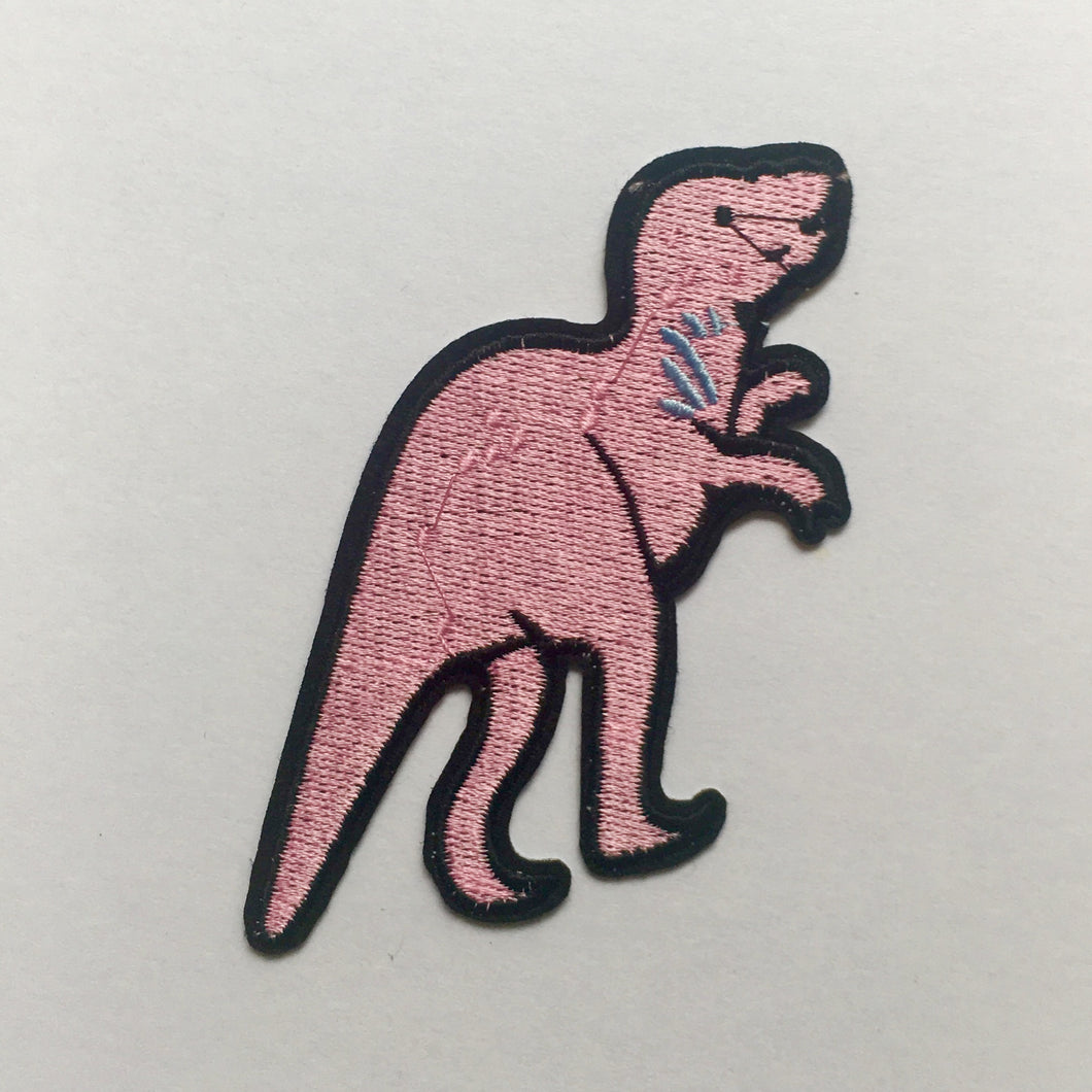Iron on Embroidered Patch Badge - Dino 1