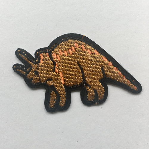 Iron on Embroidered Patch Badge - Dino 4